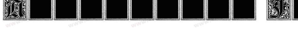 Augsburger Initials字体转换